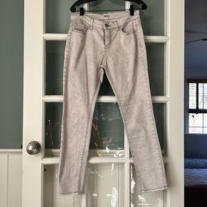 Contrast stitched jeans